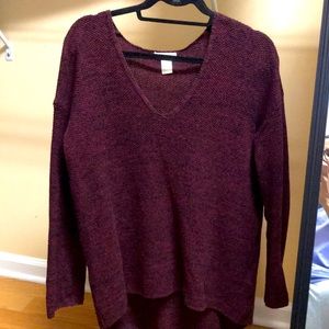 Maroon and black H&M sweater